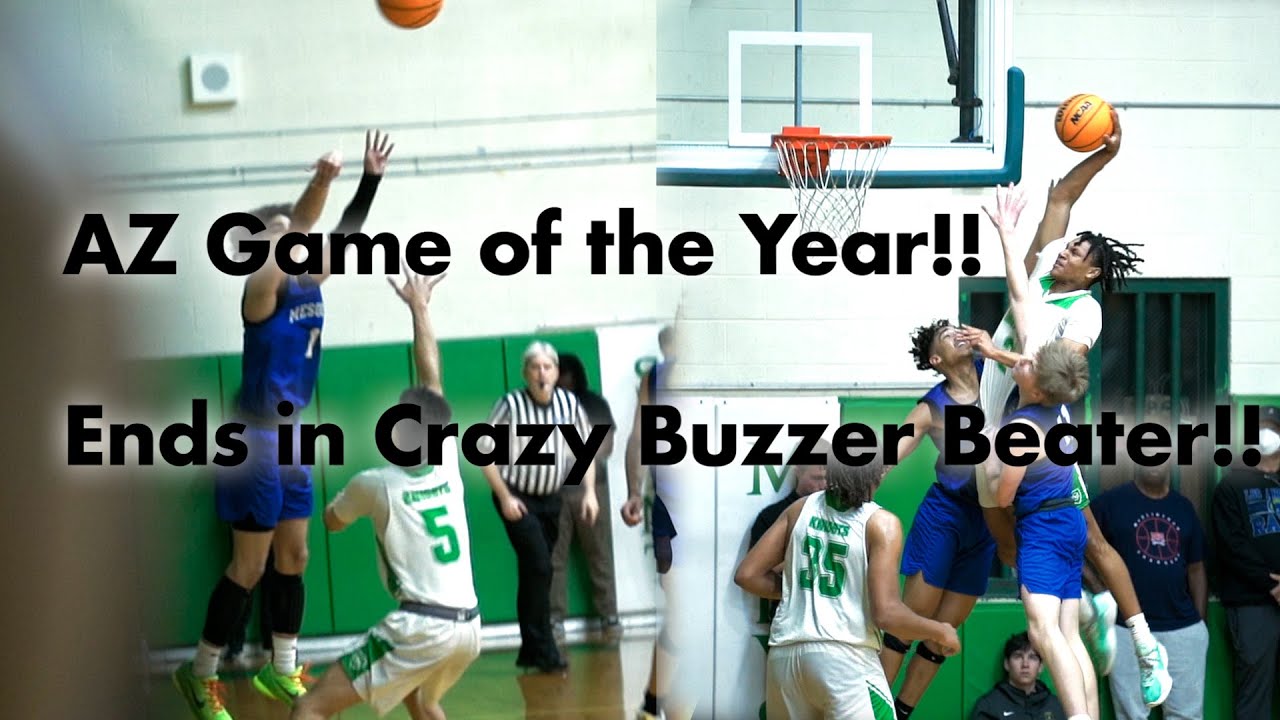 AZ High school basketball Game of the Year! St. Mary's vs Mesquite! Final 4 Crazy Ending!