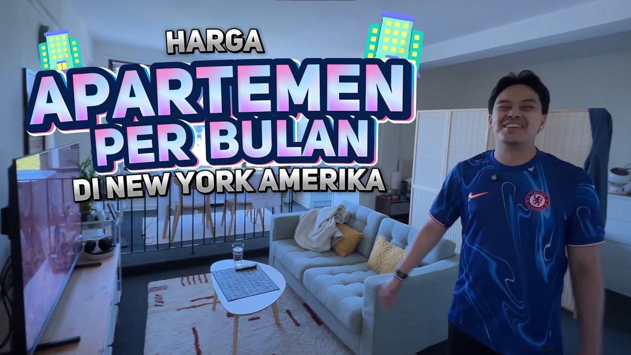 SEPERTI APA APARTEMENT DI NEW YORK? || APARTMENT TOUR DI NEW YORK: SEGINI HARGA SEWA DI AMERIKA!