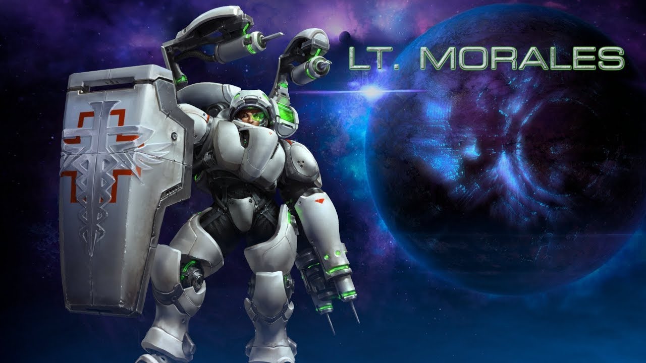 Heroes of the Storm Lt. Morales moment