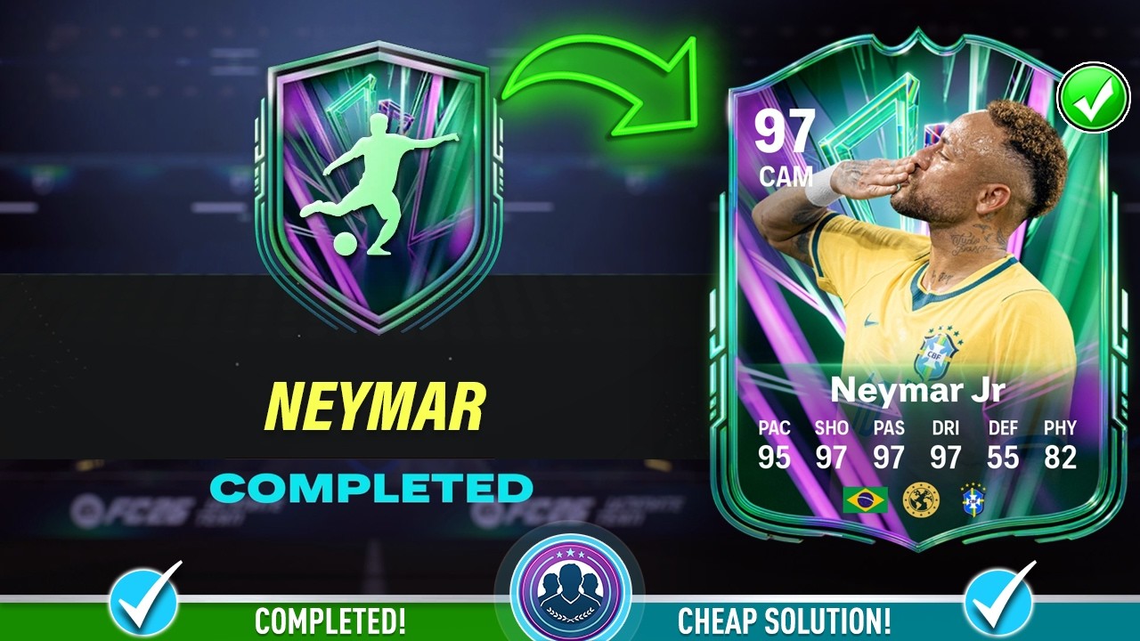97 FOF Neymar SBC Solution - Cheap Solution & Tips - FC 26