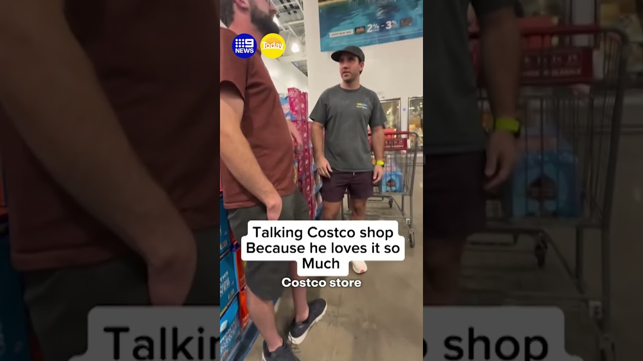 Woman surprises fianc&eacute; with Costco birthday party | 9 News Australia