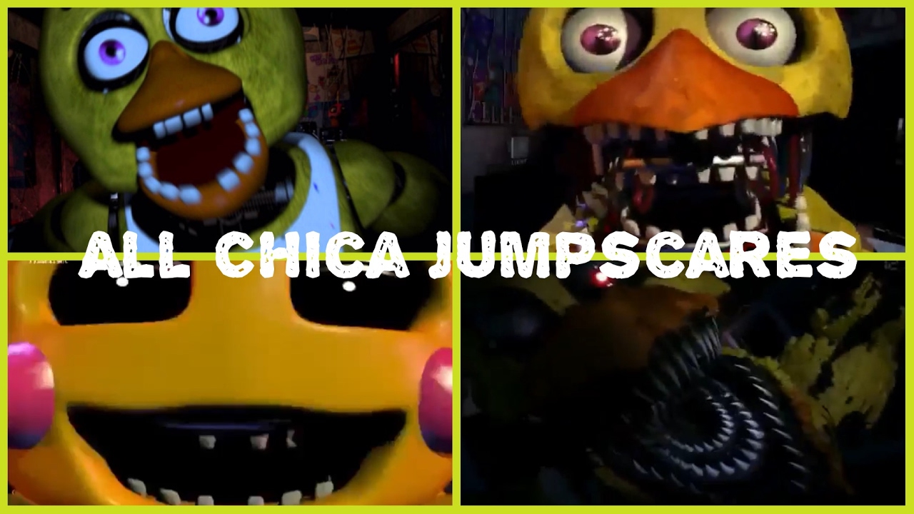 Every Single Chica Jumpscare | Five Nights at Freddy's (2014-2016)