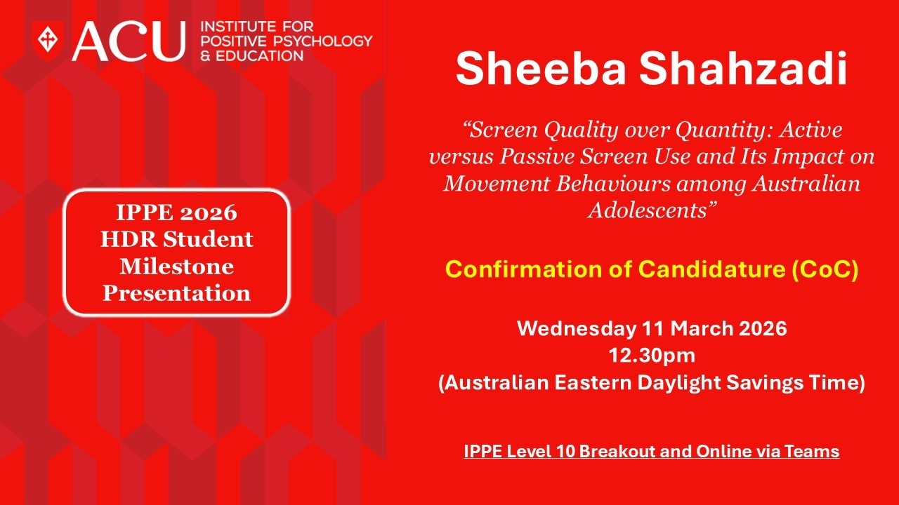 CoC Milestone Presentation | IPPE HDR Student Sheeba Shahzadi | 11.03.2026