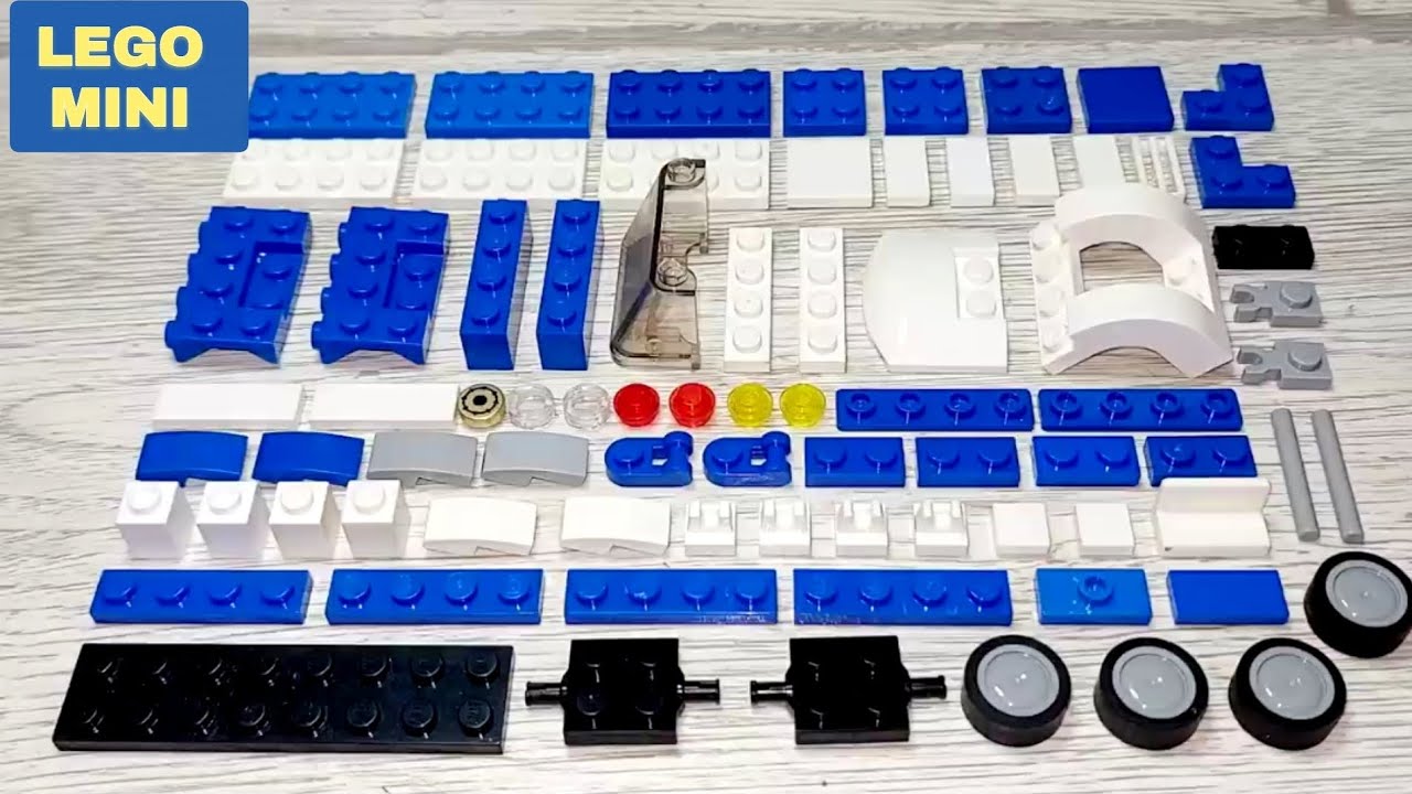 I make a LEGO bus, special vehicle 