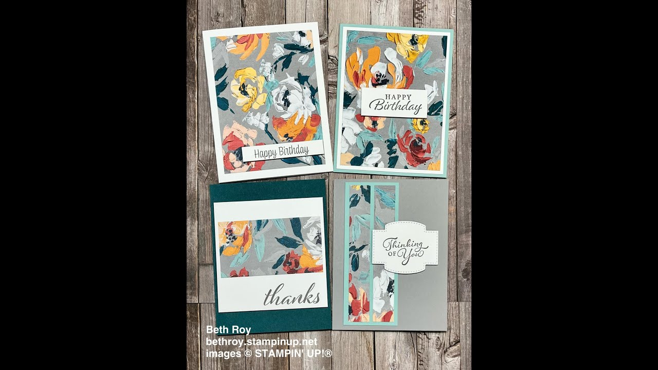 FB Live Replay: Coffee and a Card- One Sheet Wonder with designer series paper