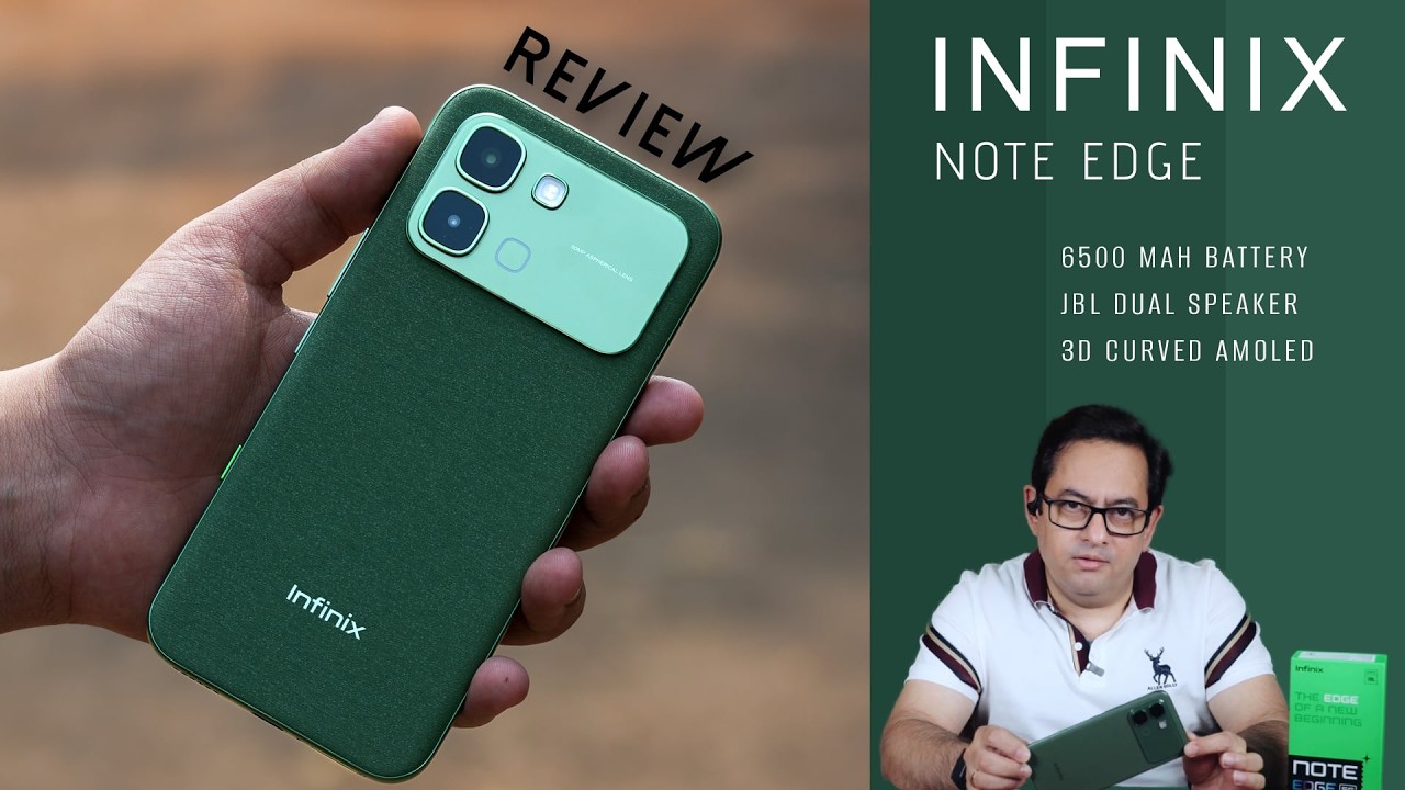 India का Slimmest 3D Curved AMOLED Phone? Infinix Note Edge 5G Surprise!