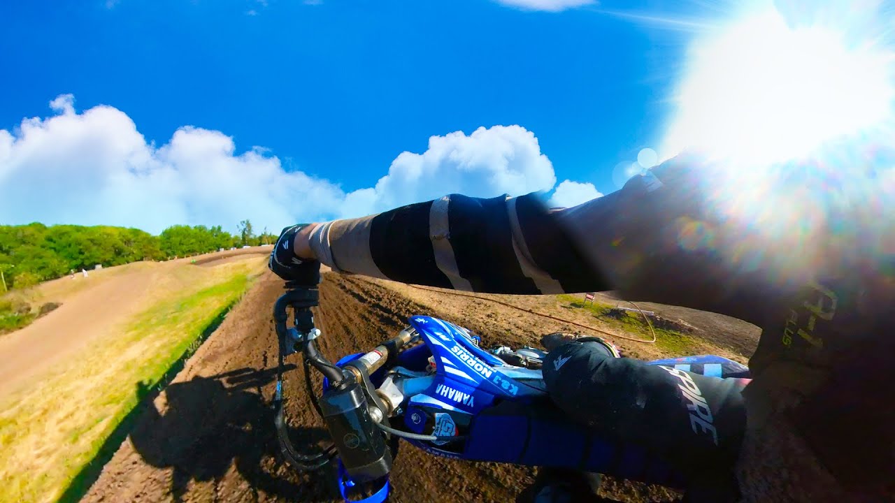 RIDING PART OF THE TRACK BACKWARDS AT ALBANY MX!? (YZ250F)