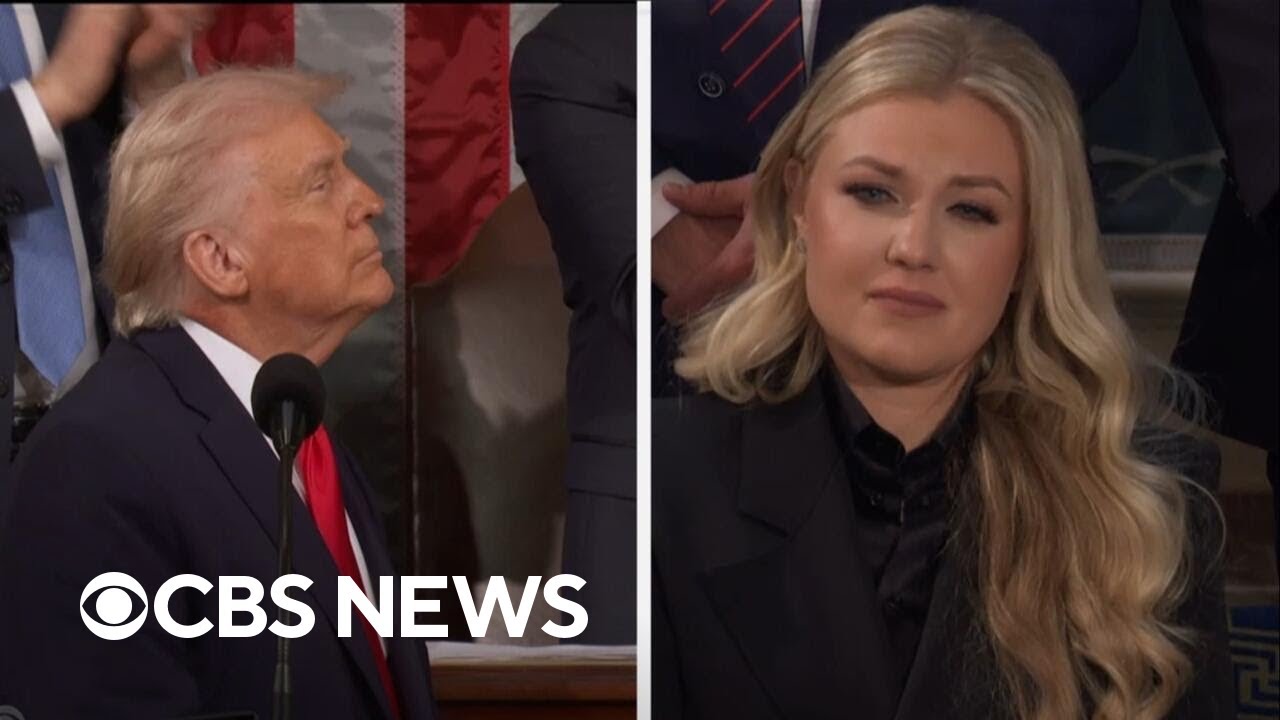 Trump recognizes Erika Kirk during his State of the Union address