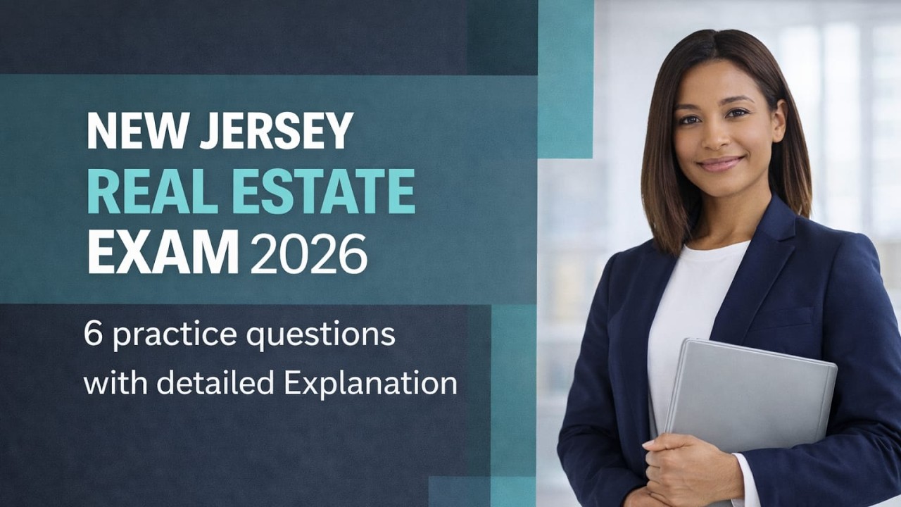 New Jersey Real Estate Exam Answers 2026 –  Practice Questions With Detailed Explanations