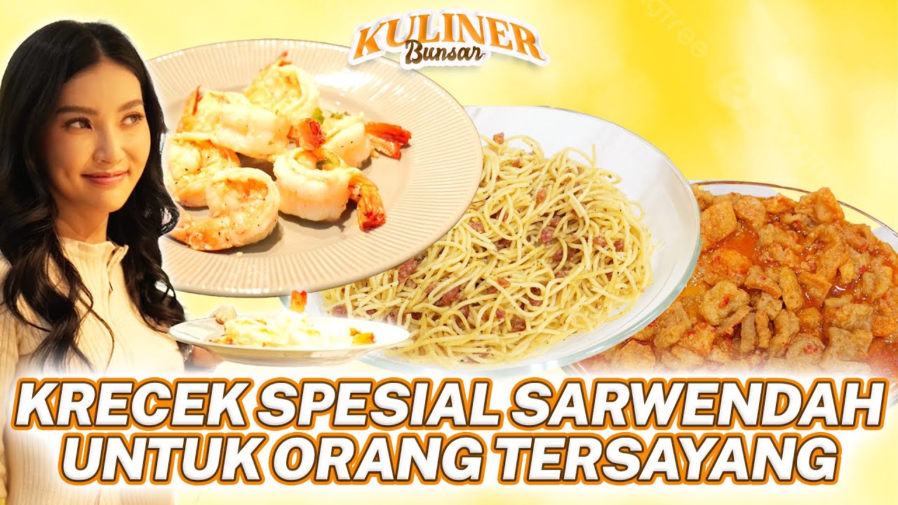 SARWENDAH MASAK KRECEK SPAGHETTI DAN UDANG BUAT ORANG-ORANG TERSAYANG