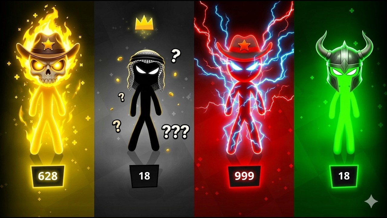 Stickman Party - Gameplay Part 9 Random Funny MiniGames 1 2 3 4 Player