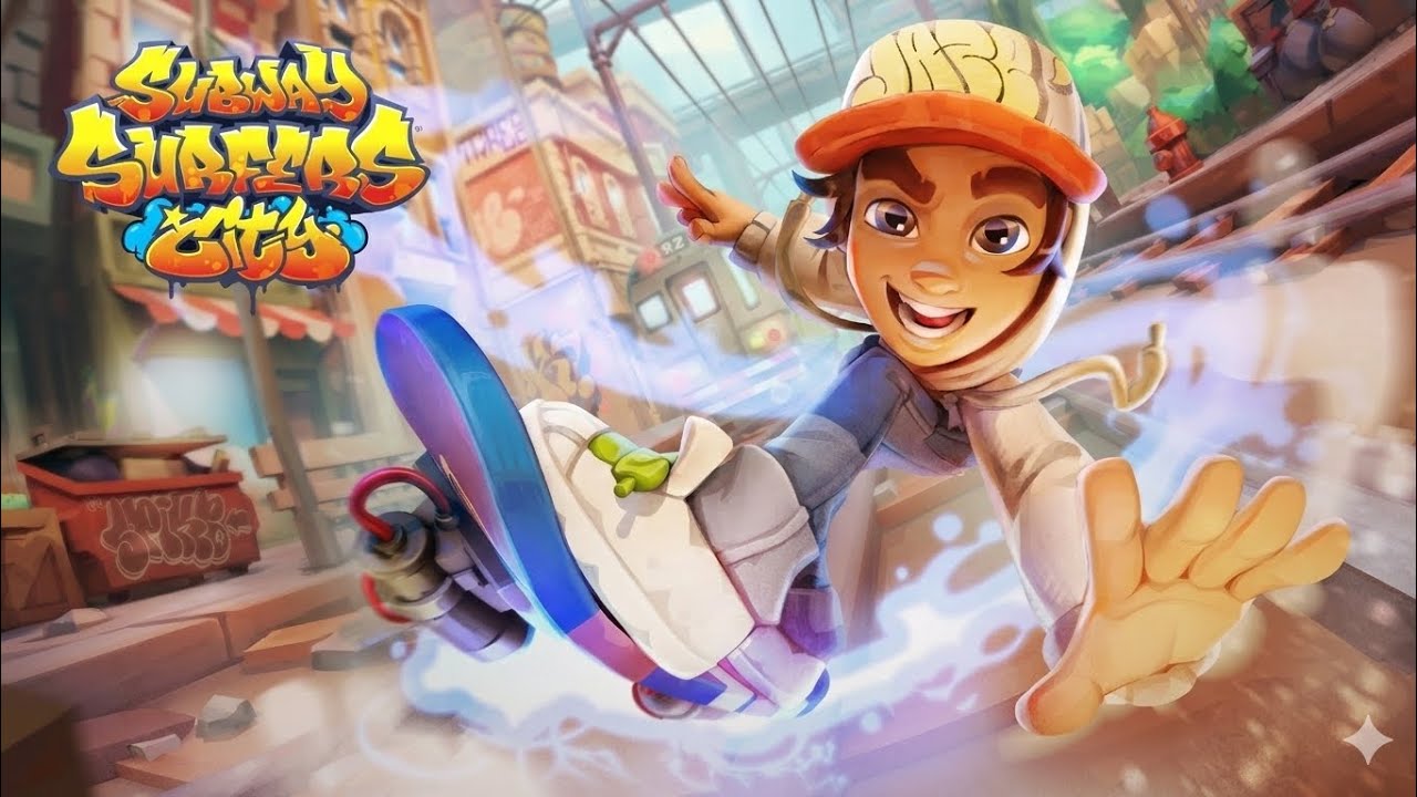 SUBWAY SURFERS CITY | gameplay with jake (track star outfit) | part1
