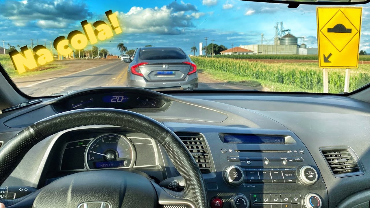 CIVIC 2.0 ACHOU QUE ERA FÁCIL FUGIR DO CIVIC 1.8 BENGADOR