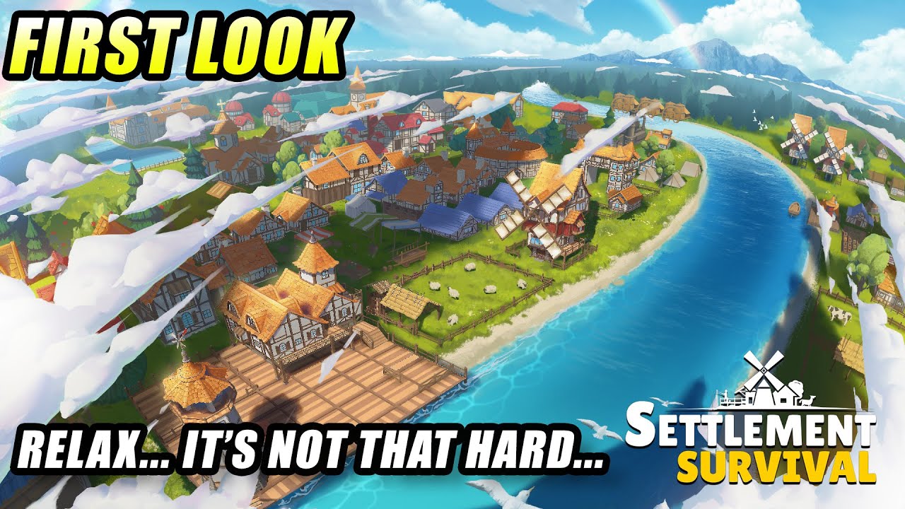 This Relaxing City Builder Is One Of The Best Out There | Settlement Survival Gameplay