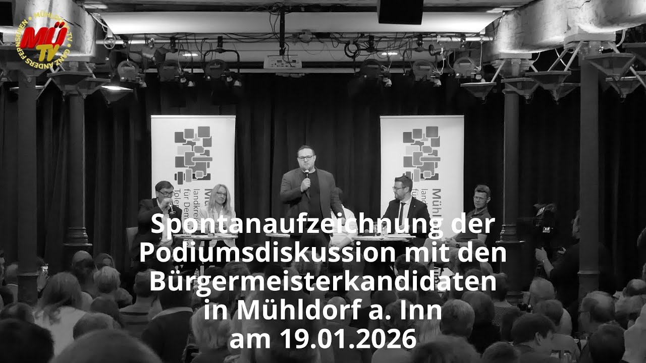 Spontanaufzeichnung der Podiumsdiskussion von 