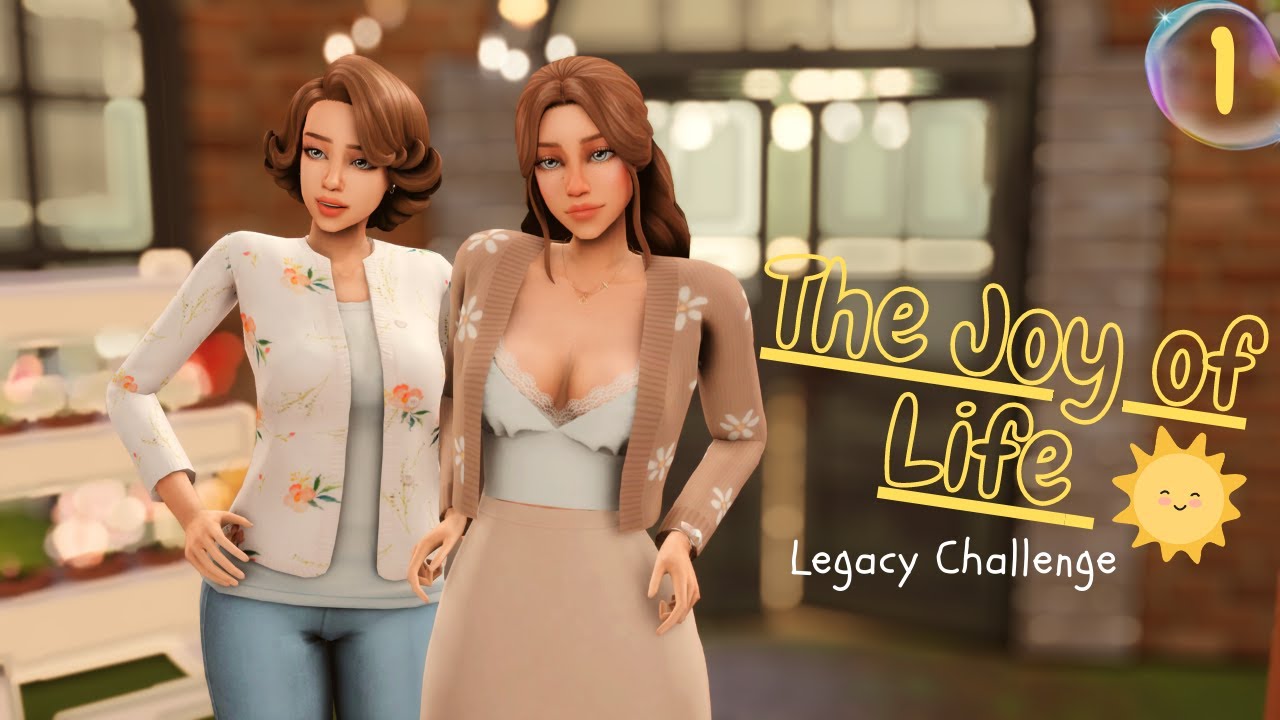 SAD BUT SWEET BEGINNING!🍪 The Sims 4: The Joy of Life Legacy Challenge | Gen 1 Part 1
