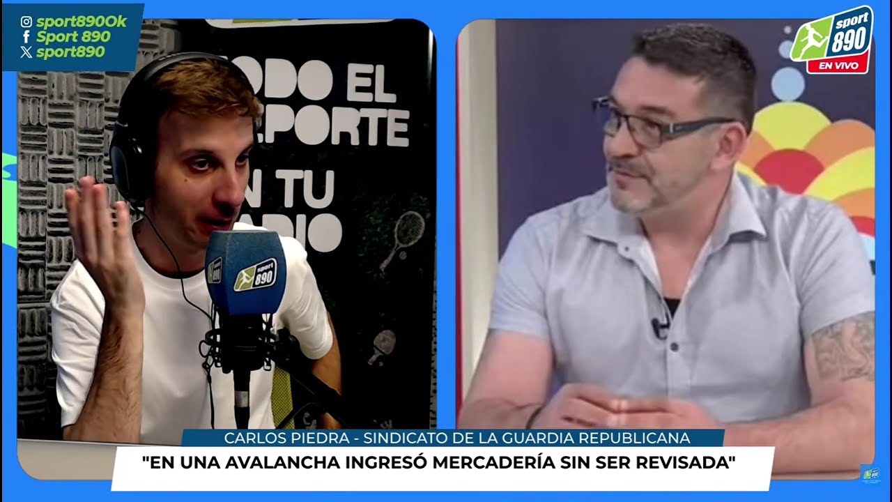 CARLOS PIEDRA, PRESIDENTE DEL SINDICATO DE LA GUARDIA REPUBLICANA, EN 100% DEPORTE