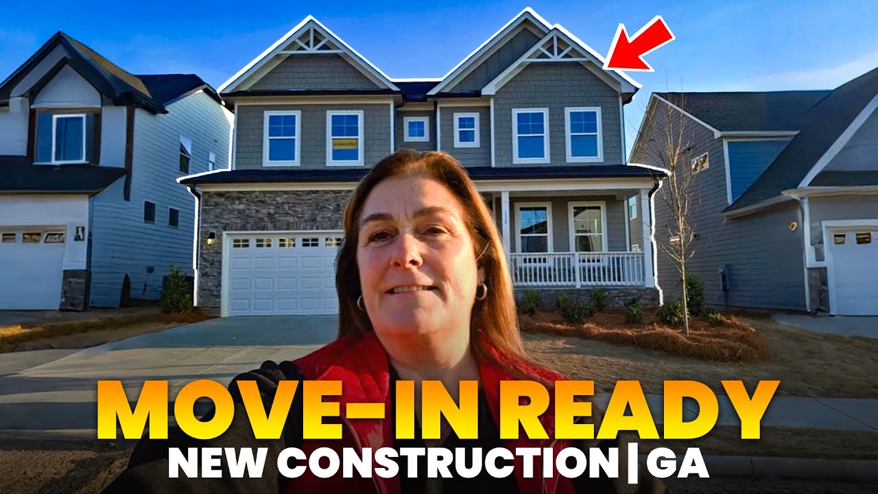New Construction Homes in Georgia Tour | Move In Ready Homes Georgia | Atlanta Walkthrough