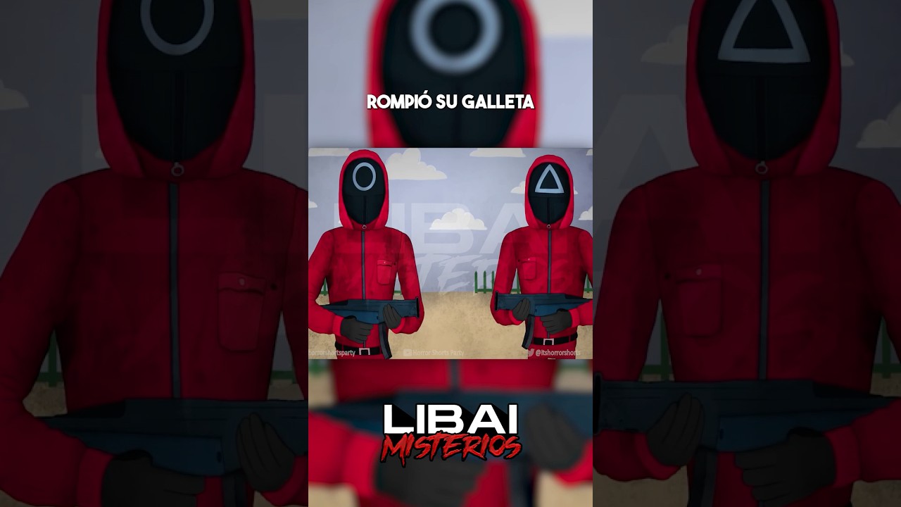 NO PUDO COMPLETAR EL RETO DE LA GALLETA | SQUID GAME HORROR