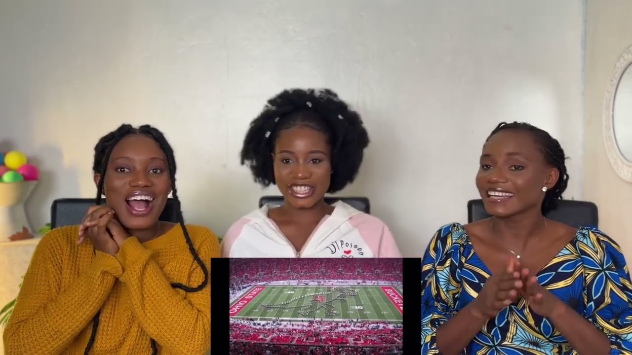 Nigeria Family Reacts OSU Marching  Band Tribute To Blockbuster Movies!