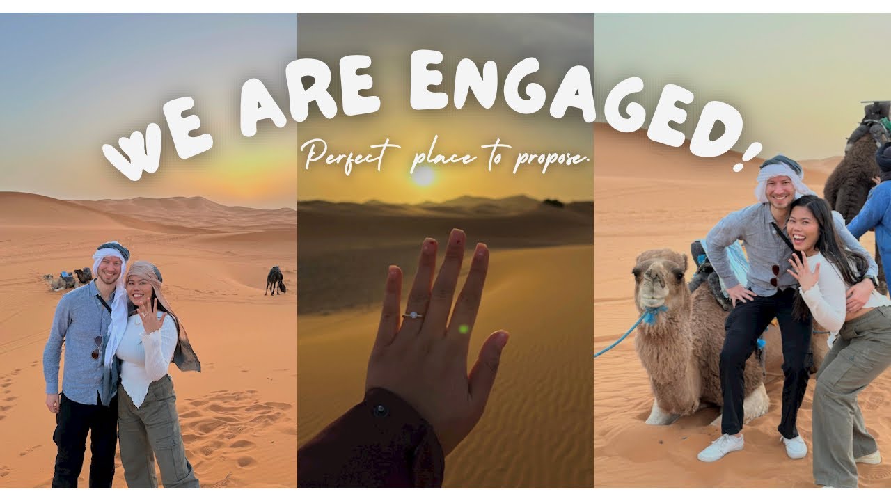 He proposed in Morocco | Naiyak ako sa speech ni mahal 🥹| Pinay-Belgian couple