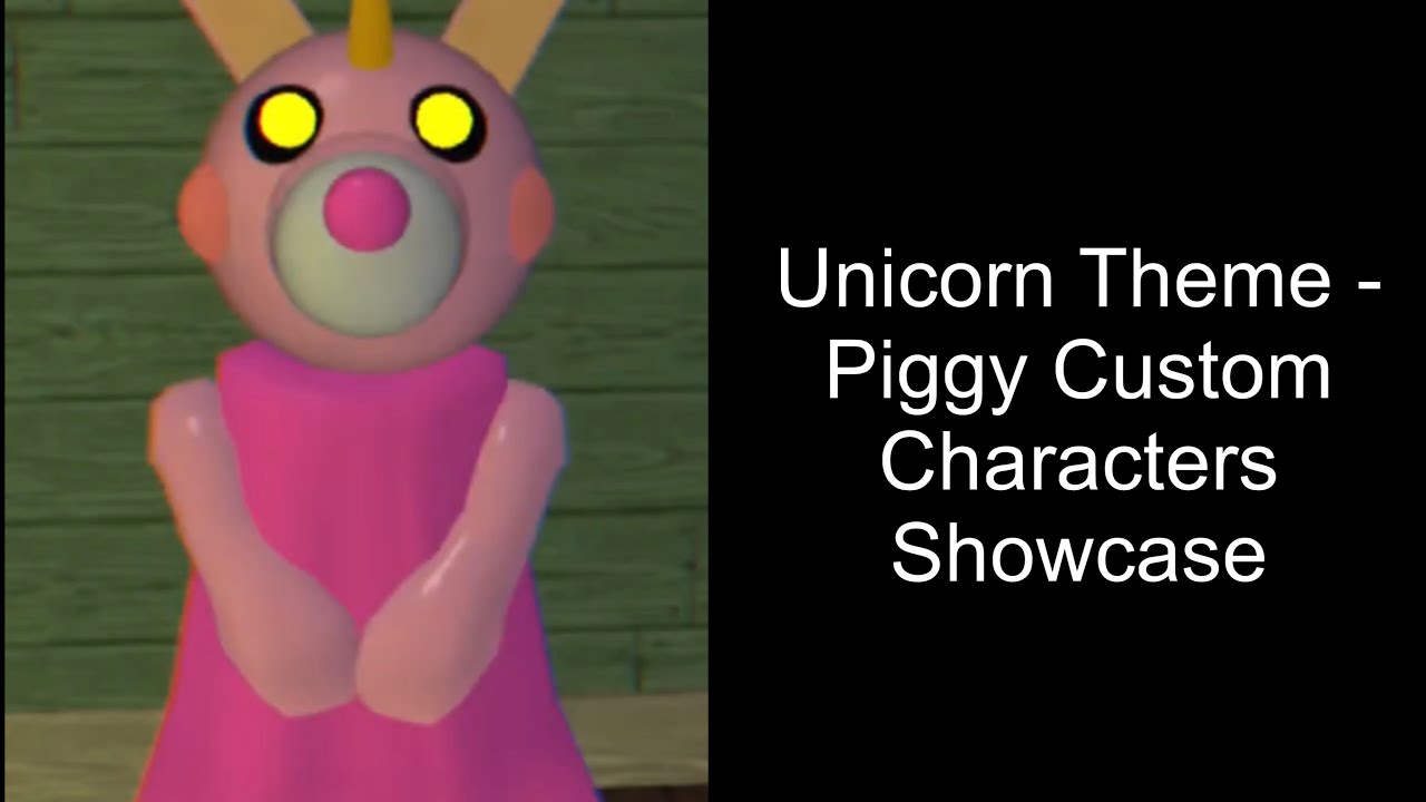 Unicorn Theme - Piggy Custom Characters showcase