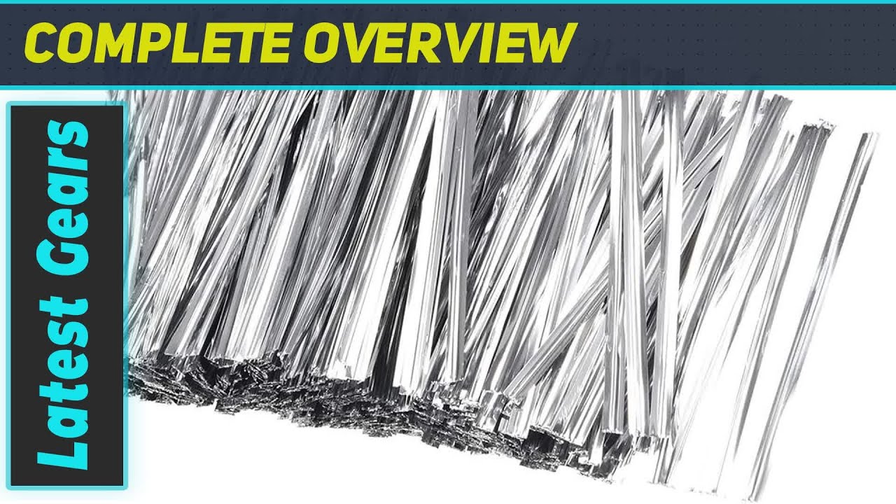 uxcell Metallic Twist Ties: Best Versatile Tie for Crafts and Gifts