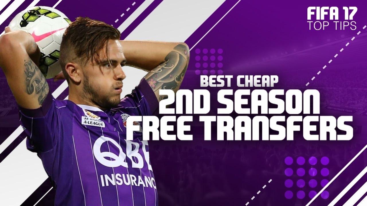 FIFA 17 Top Tips | Best Cheap 2nd Season Free Transfers in Career Mode!!!