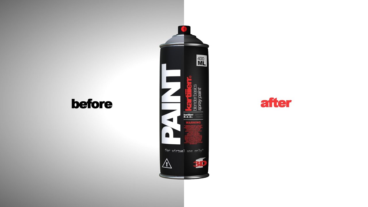 HOW TO MAKE A SPRAY PAINT CAN IN BLENDER | BLENDER BASICS - PART 3/3 - RENDERING