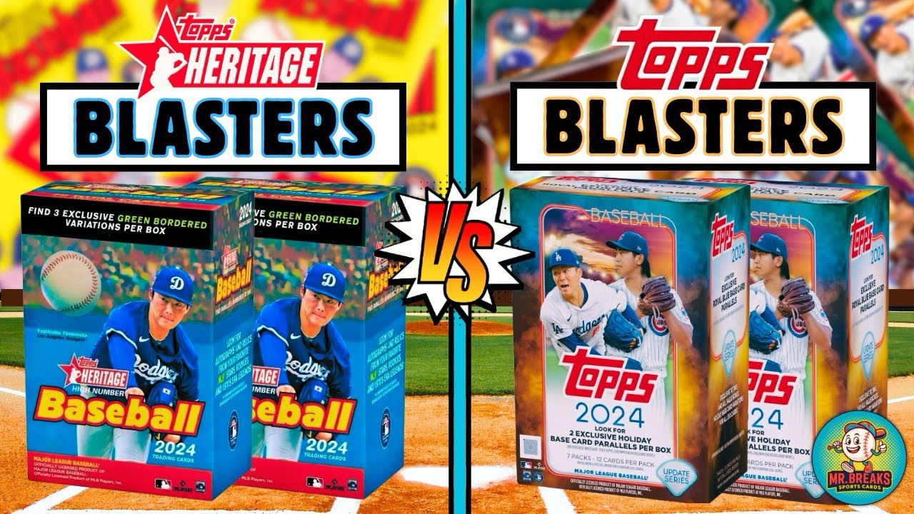 [New Blaster Box Battle!] 2024 Topps Heritage High Number vs. 2024 Topps Update 