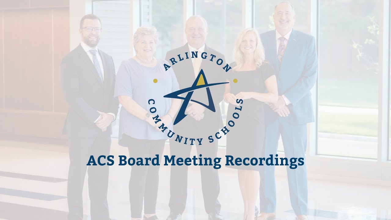 ACS Board Meeting - November 18, 2025