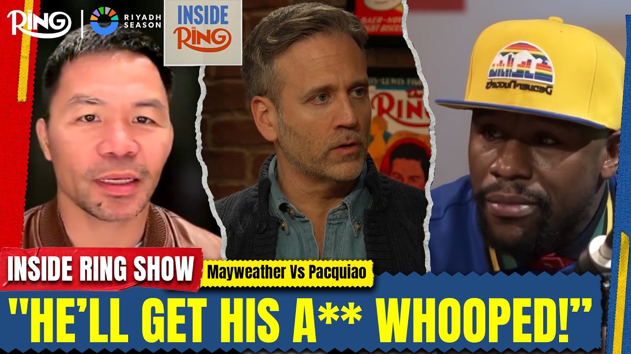 Floyd Mayweather & Manny Pacquiao Confronted Each Other At Live!