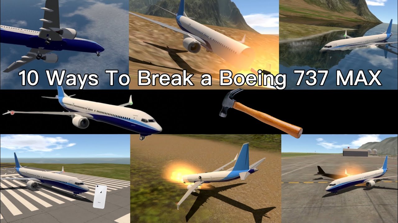 10 Ways To Break a Boeing 737 Max | SimplePlanes