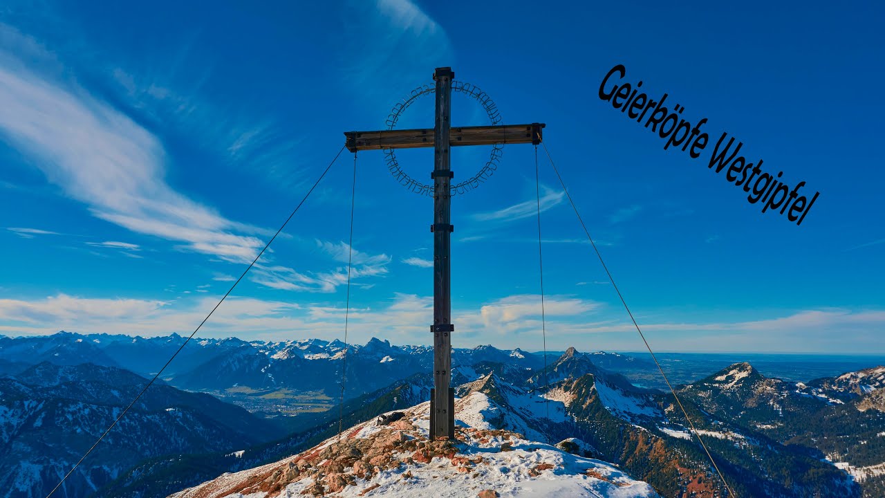 Geierk&ouml;pfe Westgipfel 2143 m Bergtour | Mountaintour