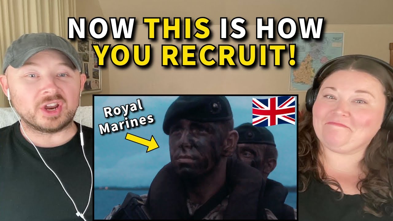 Americans React: Royal Marines Recruiting Adverts | Insanely effective!
