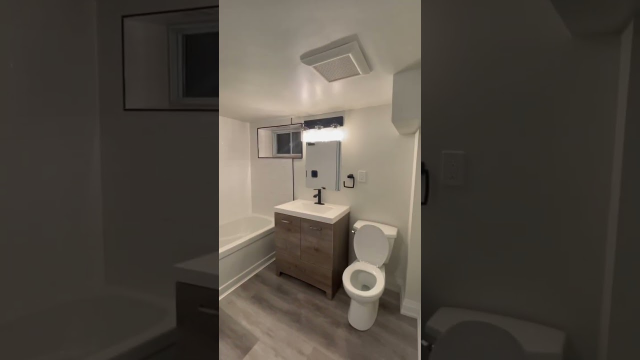 Our smallest one bedroom basement apartment- located on Carick ave Hamilton