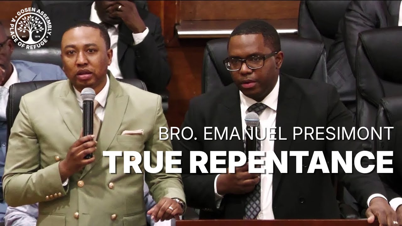 True Repentance | La Vraie Repentance | Bro. Emanuel Presimont