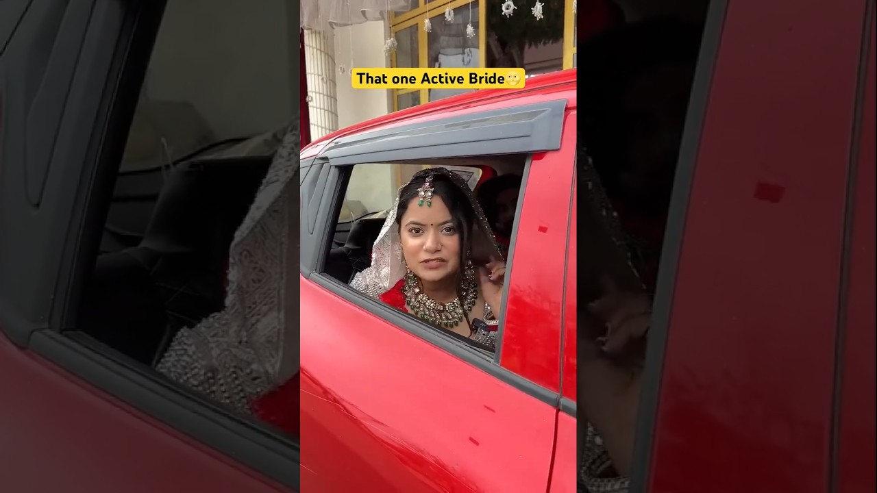 That one excited Bride ❤️। 