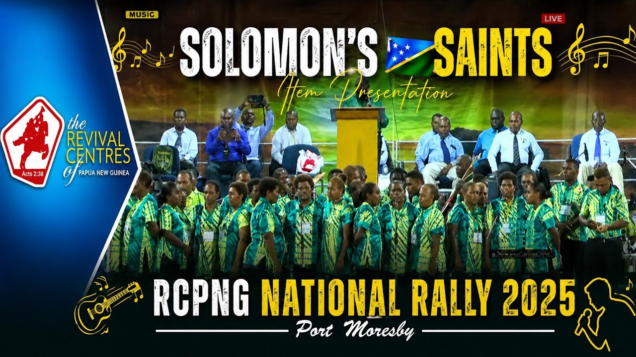 🎶🎵🎶🎸SOLOMON'S  🇸🇧 SAINTS ITEM PRESENTATION- RCPNG NATIONAL RALLY 2025.
