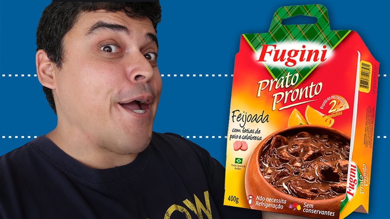 FEIJOADA COM FATIAS DE PAIO E CALABRESA -  Prato Pronto Fugini