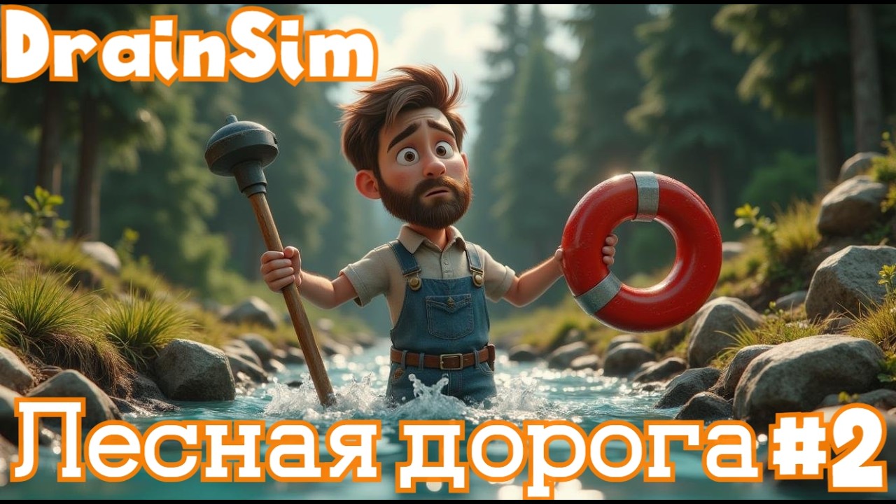 МАГНИТНАЯ РЫБАЛКА И ЛЕСНАЯ ДОРОГА: тупили, но прошли! | DrainSim #2 | Бруно Плей