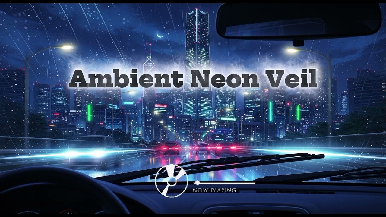 【作業用BGM】Ambient Neon Veil v1 – 30分 作業用・集中力アップ・勉強・仕事向け Ambient / Lo-Fi Chill #シニガミレコーズ