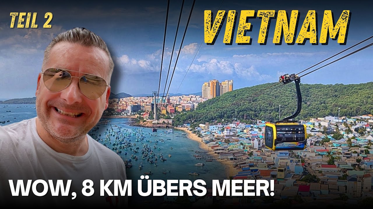 Vietnam Roadtrip 2025 (4K) | Teil 2: Feuer-Brücke, Hoi An & Phu Quoc (Scooter + Mega-Seilbahn)