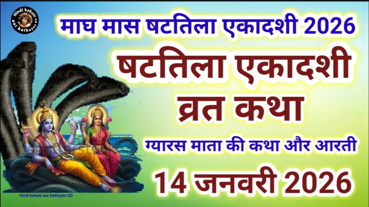 Ekadashi vrat katha / एकादशी व्रत कथा Ekadashi ki katha/एकादशी की कथा l Shattila ekadashi vrat katha