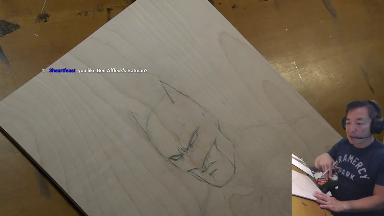 Highlight: Batman Art Stream with Jim Lee | Extra Life Charity piece