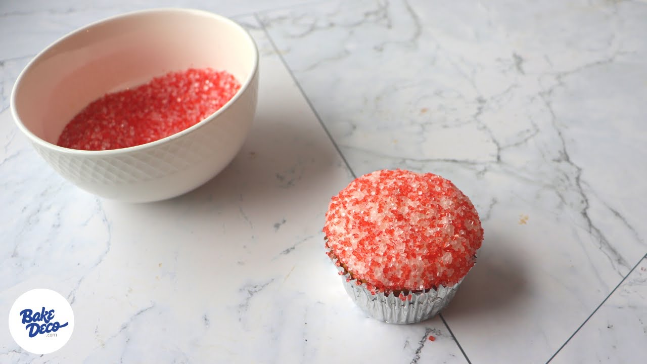 How To Decorate Cupcakes With Sanding Sugar
