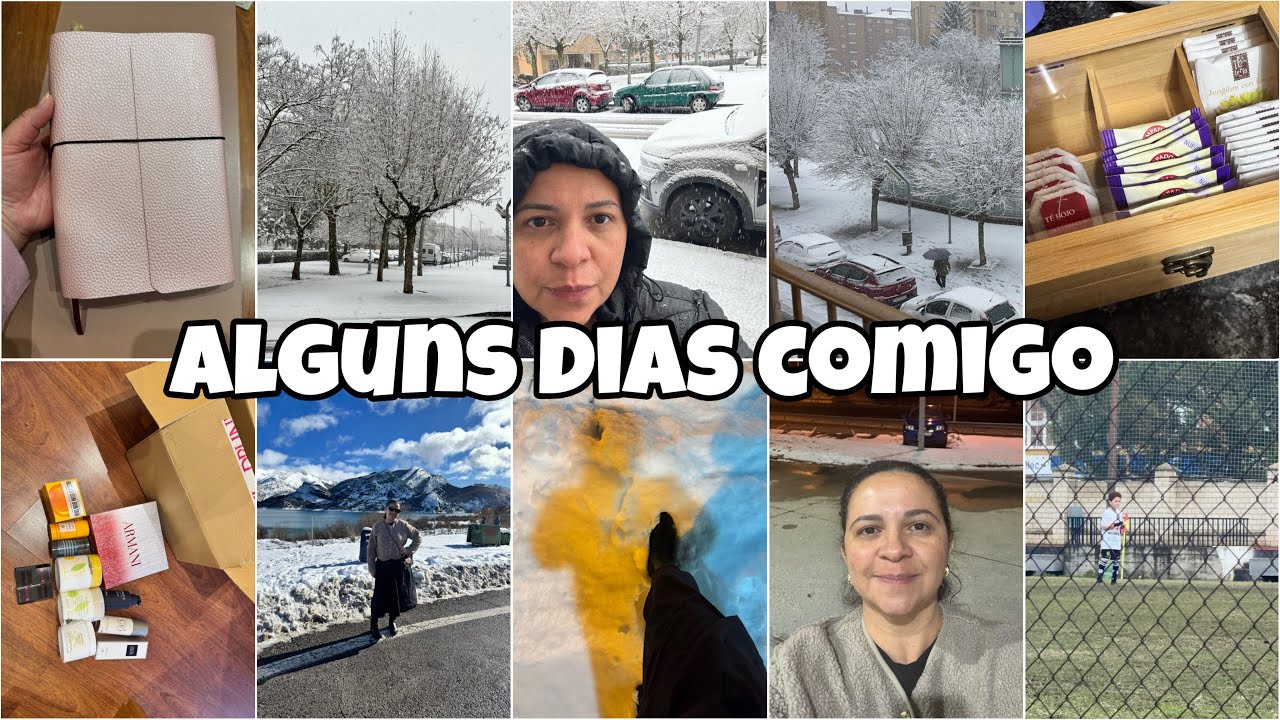 ❄️NEVE EM LEÓN🇪🇸,EMOCIONADA,FIZ UM LOUISE CARMEN,CAIXA DE CHÁ NOVA,COMPRAS,FOMOS PARA OVIEDO,FUTEBOL
