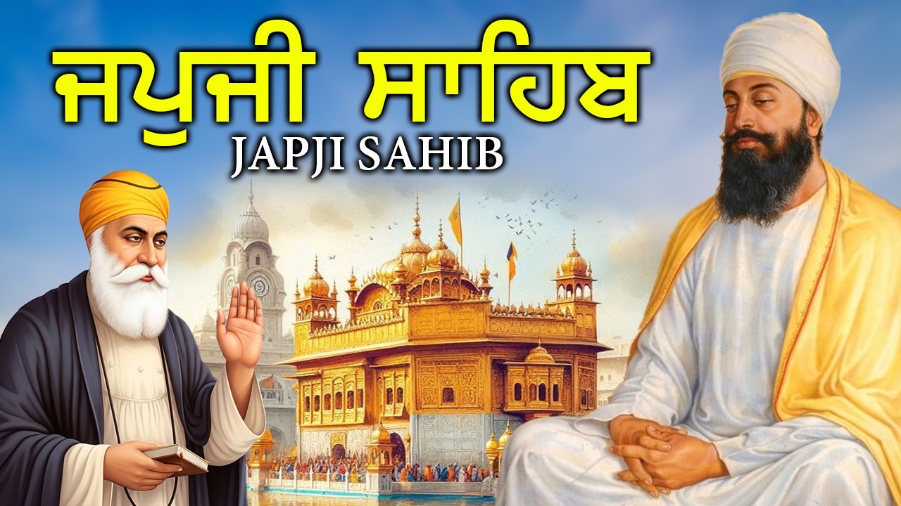Morning Prayer (ਜਪੁਜੀ ਸਾਹਿਬ )Japji Sahib- ਬਹੁਤ ਹੀ ਮੀਠੀ ਆਵਾਜ਼ ਵਿਚ -Lyrical Video #punjabi #japjisahib