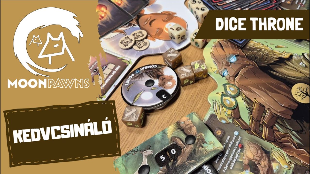 Dice Throne társasjáték kedvcsináló | Amikor beüt a kockapóker 🗡️