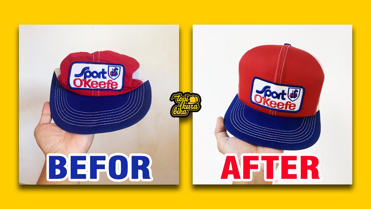 LUAR BIASA !!! Restorasi Topi Vintage | Cara Reshape Topi